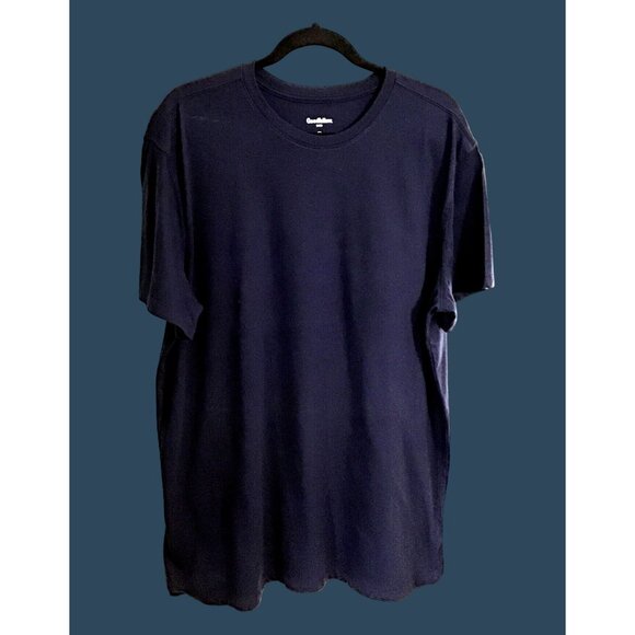GOODIELLOW- MENS NAVY CREW NECK SHORT SLEEVE T-SHIRT SIZE X-LARGE - Picture 1 of 6